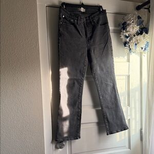 Madewell Women's Straight Leg Jeans in Charcoal